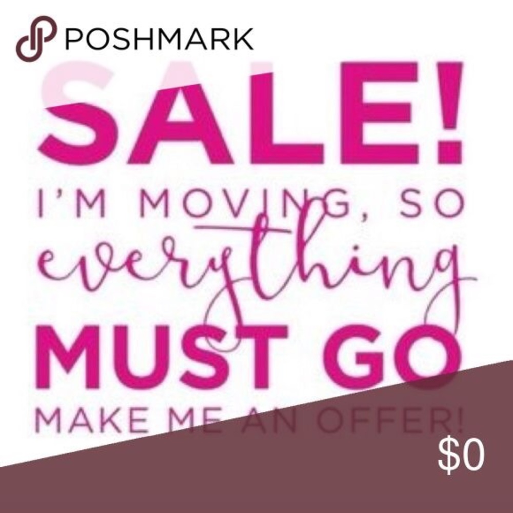 Moving Sale